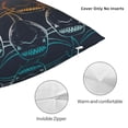 thumbnail image 3 of Wukai Cartoon Sharks Premium Polyester Fleece Pillow Covers with Hidden Zipper Closure,Luxuriously Soft and Durable-26"x26", 3 of 7