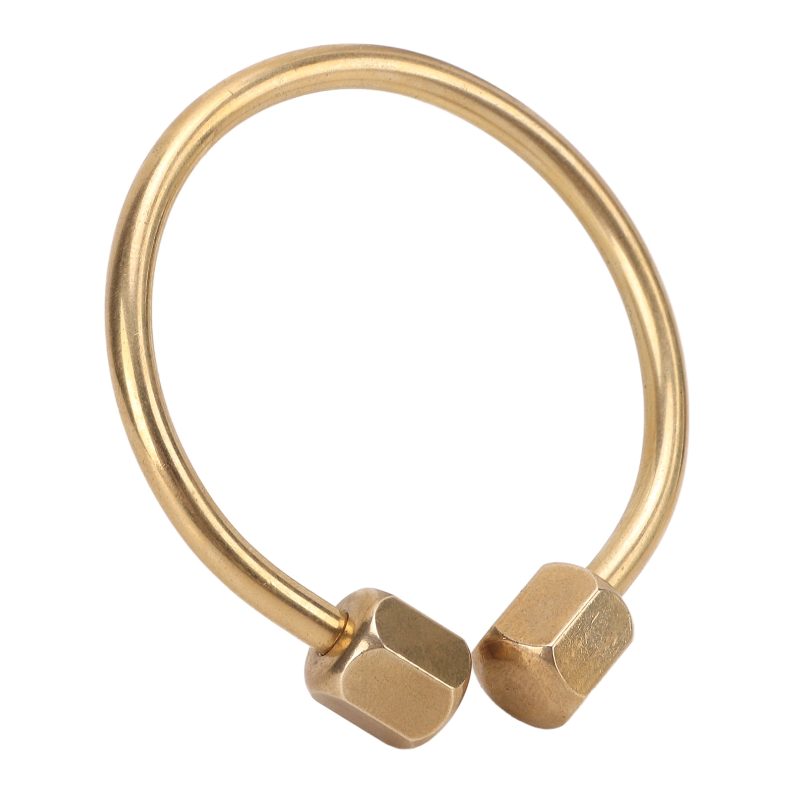 Brass Screw Lock Keychain, Portable Screw Lock Clip Key Detachable For