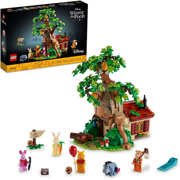 LEGO Ideas Disney Winnie the Pooh 21326 Building Set - with Piglet, Eeyore and Pooh Bear Minifigure