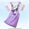 thumbnail image 1 of Sanrio-vestido de Hello Kitty para niñas, camisón de dibujos animados de Anime, pijamas de verano, ropa de dormir de manga corta, ropa de casa, 1 of 1