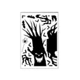 thumbnail image 1 of Qarigey Etiqueta engomada de la ventana de Halloween portátil extraíble autoadhesivo de larga duración fiestas de Halloween Bar hogar Hotel Disfraces de disfraces tipo 5 Qarigey AP012608-05, 1 of 6