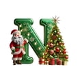 thumbnail image 2 of CoreLiving Customized Letter Ornaments for Xmas - Personalized Tree Decorations with Initials for Festive Holiday Home & Party Decoration, 2 of 5