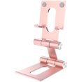 thumbnail image 1 of Soporte multifuncional para teléfono móvil plegable de aleación de aluminio para escritorio Soporte para computadora portátil Oro rosa, 1 of 5