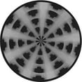 thumbnail image 1 of Ahgly Company Indoor Round Patterned Midnight Gray Area Rugs, 3' Round, 1 of 6