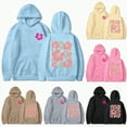 thumbnail image 4 of Towmus Y2K Hoodie Women Teen Girls Hibiscus Embroidered Pullover Hooded Top Cute Floral Preppy Hoodies Sweater Sweatshirts, 4 of 4