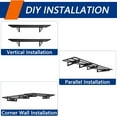 thumbnail image 4 of Garage Shelving .by.Wall Shelf Garage Storage Rack Wall Mounted Floating Shelves ( .xFT), 4 of 8