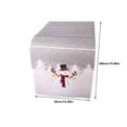 thumbnail image 5 of justharion Christmas Table Runner Home Restaurant Tabletop Decoration Prop Indoor Scene Layout Dining Tables Covers Desktop Mat Decorations, 5 of 5