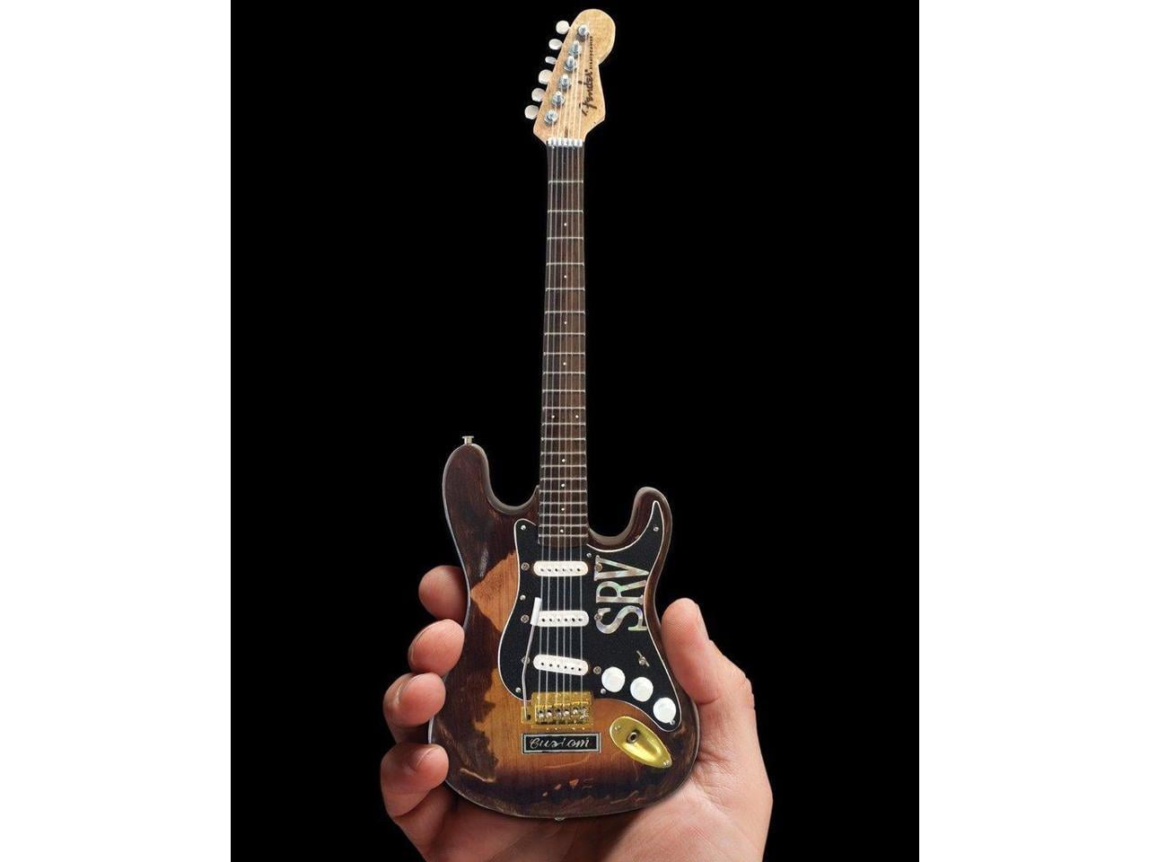 Axe Heaven Fender Stratocaster - Classic Sunburst Finish Officially Licensed Miniature Guitar Replica (SRV Edition)