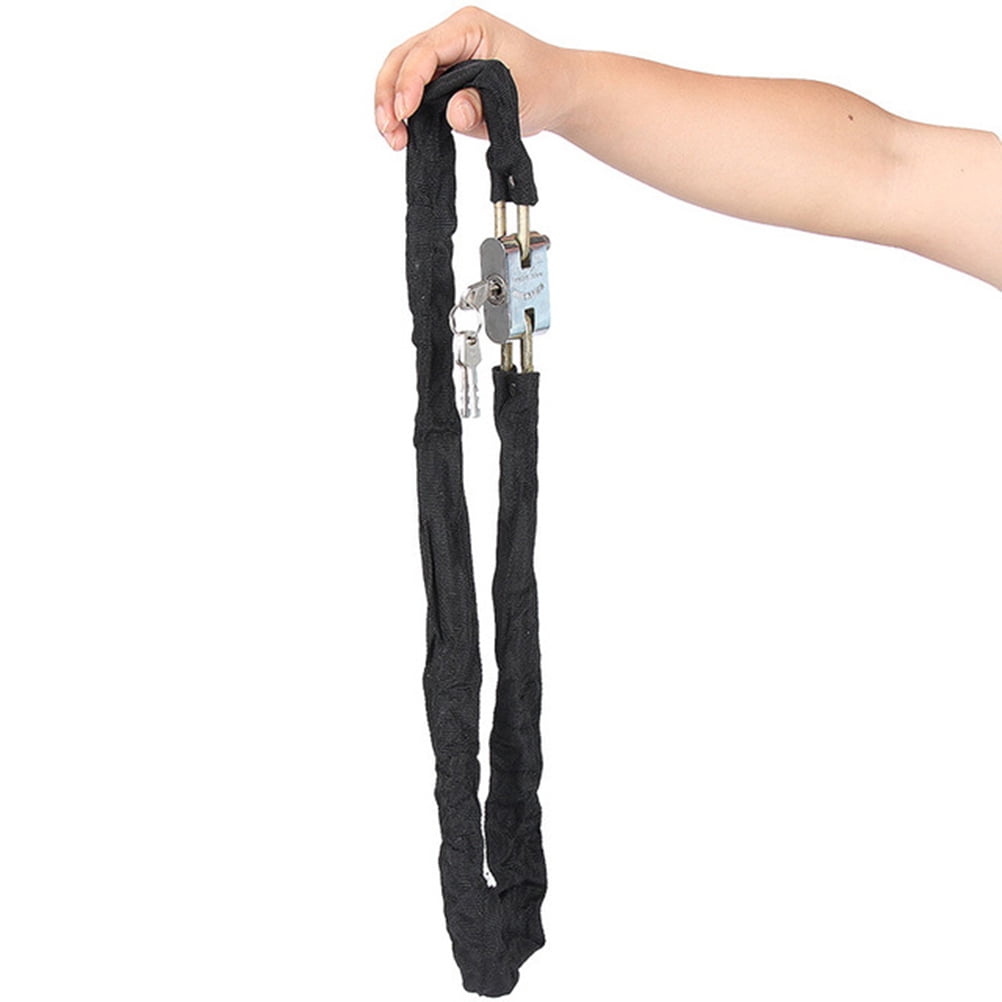 Long Chain Bike Lock Heavy Duty Anti-Theft Bicycle Lock Bike Chain Lock with 3 Keys for Bicycle Motobike Gate