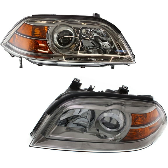 Garage-Pro Driver and Passenger Side Headlight for Acura MDX Base Touring 2004-2006 Halogen Without bulb(s) Replaces# 33151S3VA12 33101S3VA12