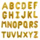 thumbnail image 4 of Globos de letras de FELIZ ANIVERSARIO de 16 pulgadas, juego de globos de película de aluminio decorativos para bodas (dorado), 4 of 6