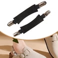 thumbnail image 4 of GUOOL 2 Pieces Elastic Shoe Strap for Sandals Cloud Platform EVA Slippers Slippers black, 4 of 5