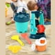 thumbnail image 3 of Bewildely Juguetes de arena seguros y no tóxicos para niños, variedad para juegos familiares en la playa, juegos acuáticos de verano, nieve, Juegos de césped Carro de seis ruedas Con Pala, 3 of 6