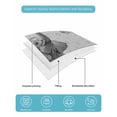 thumbnail image 5 of Modern Elephant Twin XL Size Down Alternative Comforter, Lightweight Comforter Quilt Bedding Set with Pillow Shams Grey Modern Art Bathtub All Seasons Bed Comforter Duvet Insert 68"x98", 5 of 7