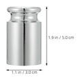 thumbnail image 3 of KAKOWELY digital gram scale weight 2 Pcs Precision Calibration Weight For Digital Scales Lab Use Weight Jewelry Scales Weight For Accurate Measurements And Scientific Experiments (200g), 3 of 5