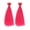 Pink, variant on 2Pcs Long Synthetic Fiber Fly Fishing Streamers Jigs Lure Making Streamers Fly Tying Materials with Durability