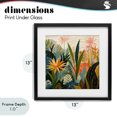 thumbnail image 4 of Stupell Industries Eclectic Tropical Botanical Embrace Black Framed Print Under Glass, 13 x 13, by Lazar Studio, 4 of 8