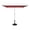 Deep Red, variant on SimplyShade 6.75' Outdoor Patio Rectangle Balcony Umbrella, Beige