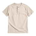 thumbnail image 5 of Henley Shirts for Men Summer Casual Short Raglan Sleeve Crewneck Relaxed Fit Athletic Tshirts Mens Tees, 5 of 5