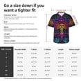 thumbnail image 3 of Yiaed Indian Mandalas Dragonfly Print Hawaiian Shirt for Men Short Sleeve Button Down Shirts Beach Shirts for Men-Medium, 3 of 5