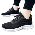 thumbnail image 4 of dmqupv Mens Walking Sneakers Size 11 Wide Fashion Summer And Autumn Men Sneakers Shoes Fly Woven Men Sneakers 12.5 Black 11, 4 of 5