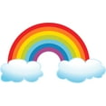 thumbnail image 2 of Rainbow Clouds Rainbows Colorful Customized Name Wall Decal - Custom Vinyl Wall Art - Personalized Name - Baby Girls Boys Kids Bedroom Wall Decal Room Decor Wall Stickers Decoration Size (20x40 inch), 2 of 2