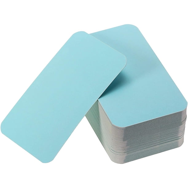 100 Uds pequeñas tarjetas de visita en blanco con mensaje en papel, minitarjetas de visita de doble cara con nombre del lugar, vocabulario, palabras, tarjetas Flash, Graffiti, álbumes de recortes