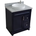 thumbnail image 2 of Bellaterra Home 400700-31-BU-GYR 31 in. Single Rectangle Sink Vanity with Granite Top, Blue & Gray, 2 of 22