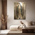 thumbnail image 4 of “Our Lady of Guadalupe with Gold Floral Accents (Regal Tone)” Sacred Canvas Wall Art Ready to Hang for Living Room and Bedroom, 4 of 8