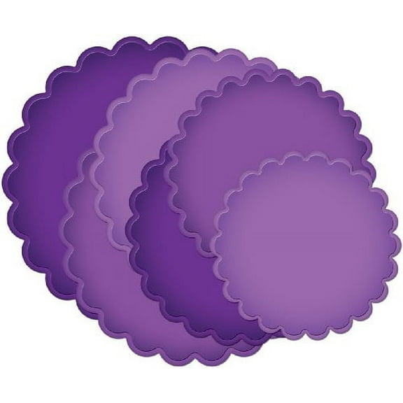 Spellbinders Grand Calibur Nestabilities Dies, Scalloped Circles