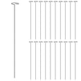 thumbnail image 2 of vidaXL Garden Plant Stakes Plant Support Stake Stick 20 Pcs Dark Green Steel, 2 of 22