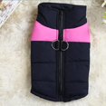 thumbnail image 2 of Abrigo para perros de otoño e invierno, chaleco para mascotas, chaqueta impermeable de algodón para perros, abrigo para cachorros, chaqueta cálida para perros (talla S, rosa), 2 of 5