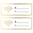 thumbnail image 1 of 2pcs Acrylic Wifi Sign WiFi Password Sign Acrylic Wifi Password Sign Wifi Sign Board, 1 of 9