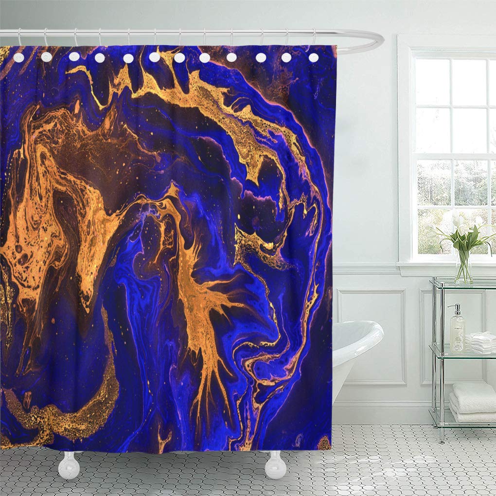 SUTTOM Beautiful Abstract Marble Effect Painting Modern Creative Mixed