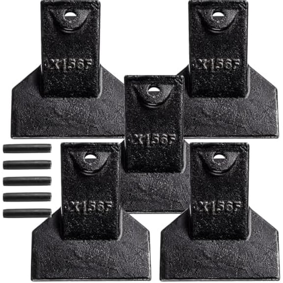 5 Set X156F Excavator Bucket Teeth with 156LPN Pins, Mini Backhoe Skid Steer Accessories Compatible with Hensley X156$$Garden & Patio