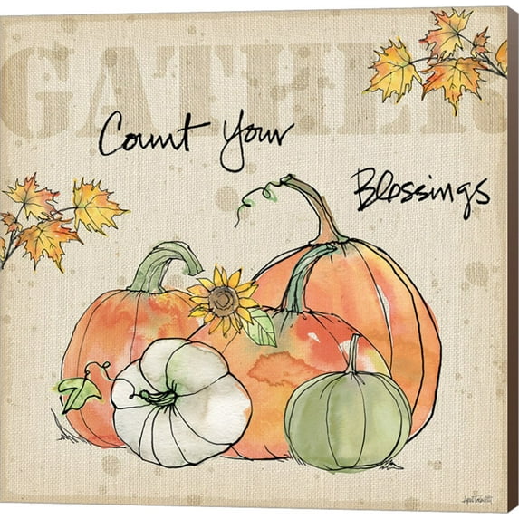 Be Thankful IV by Anne Tavoletti, Canvas Wall Art