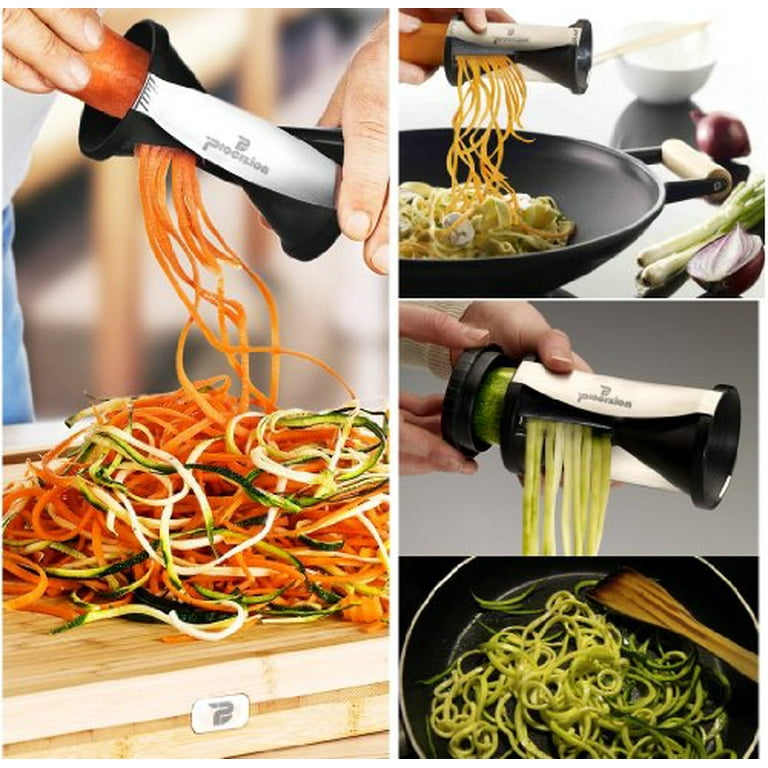 Vegetable Slicer Tools Spiral Peeler Cutter Grater Spirals Zucchini  Spaghetti Salad Maker Noodles Spiralizer Stainless Steel