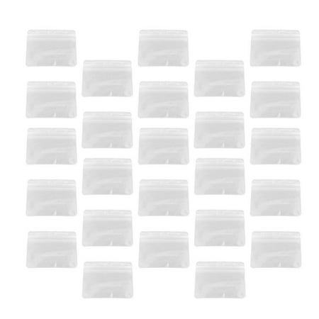 Masteelf 100 Pcs Card Holder Lanyard Holders Paper Badge PVC ID