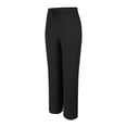 thumbnail image 5 of QASIEATN Women's High Waist Side Pockets Wide Leg Casual Elastic Waist Rayon Wide Leg Pants Flowing Beach Pants, 5 of 9