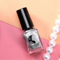 thumbnail image 3 of Fashion Metallic Mirror Silver Effect 6ml Nail Polish Metal Shinny Manicure Nail Art Tool #1, 3 of 5