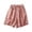 Pink, variant on Women's Summer High Waist Wide Leg Shorts with Ruffled | Style Casual Loose Fishnet Shorts Women Womens Sleep Shorts Womens Dress Shorts Short Sleeve Cardigan for Women Womens Tops Short