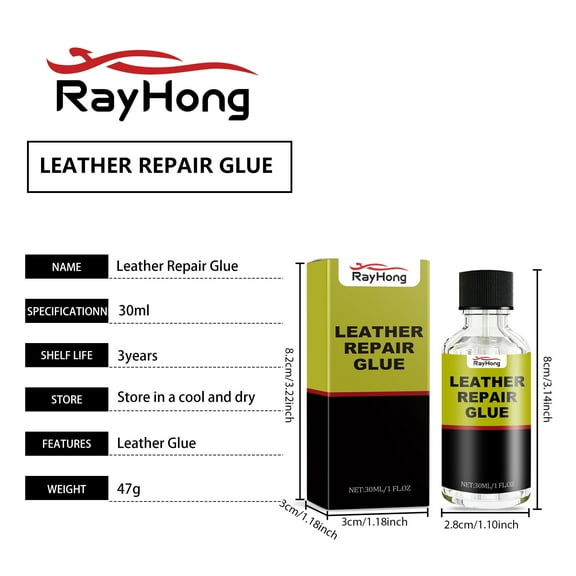 Car leather repair fluid repairs scratches, cracks, restores luster, wear-resistant leather repair adhesive