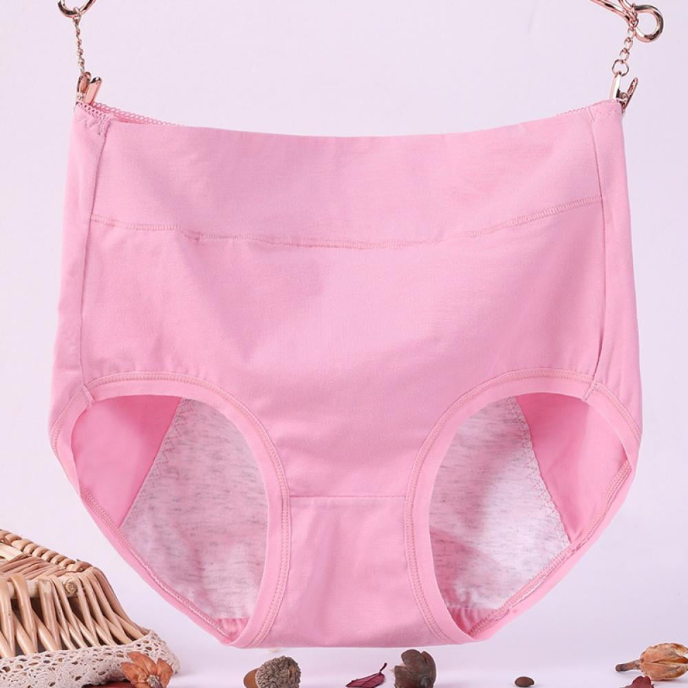 Women High Waist Menstrual Period Panties Leak Proof Physiological  Underpants Cotton Crotch Comfortable Stretch Briefs, XL-6XL Plus Size 