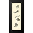 thumbnail image 2 of Villa, Milli 11x24 Black Modern Framed Museum Art Print Titled - Simple Paper Flower, 2 of 5
