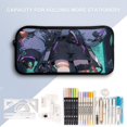 thumbnail image 4 of Cyberpunk heroes Backpack Set Large Daypack Insulated Lunch Pouch Pencil Case, 4 of 5