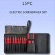 thumbnail image 2 of Juego de Destornilladores Multifuncionales Aislados para Electricistas, 15 en 1, Destornillador de Cabeza y en Resistente A la Presión, 2 of 5