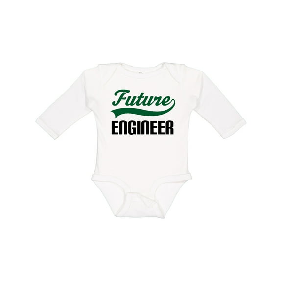 Inktastic Future Engineer Job Engineering Boys Long Sleeve Baby Bodysuit