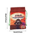 thumbnail image 3 of Kbndieu Halloween Tote Treat Bags for Trick or Treating, Halloween Goodie Candy Bags Reusable Cloth Bucket Gift Bag Handbag for Kids Costume Party Favor Supplies, 3 of 7