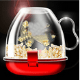 Microwave Heating Popcorn Cup, Creative Tool, Popcorn Bowl