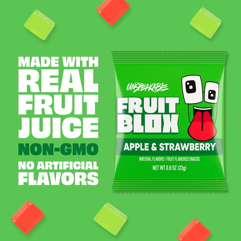 FruitBlox Ninja Kidz Tropical Fruit Snacks, 22 Count